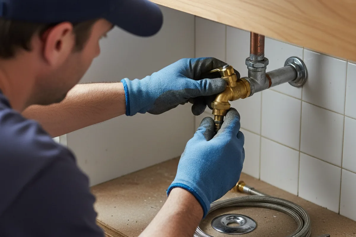 Shutoff valve and fitting work during Repiping in Protem